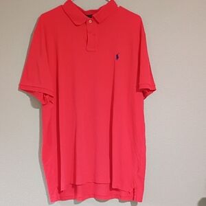 Ralph Lauren Bright Pink Polo Shirt